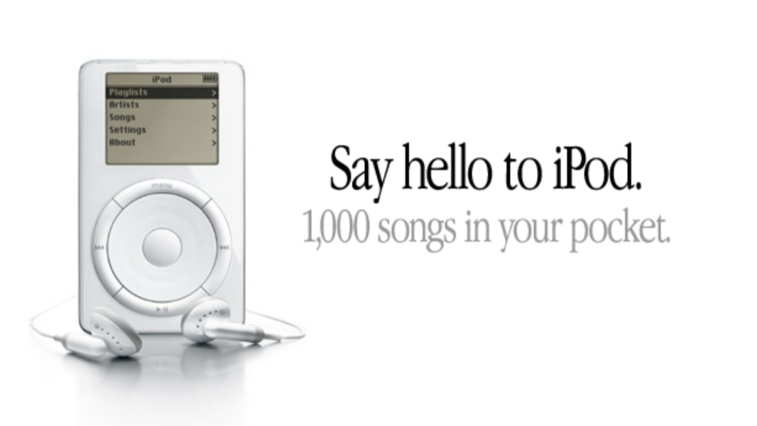 Apple original iPod advert